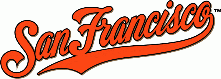 San Francisco Giants 2000-Pres Wordmark Logo fabric transfer